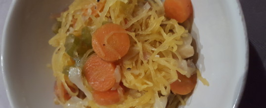 Spaghetti Squash Chow Mein