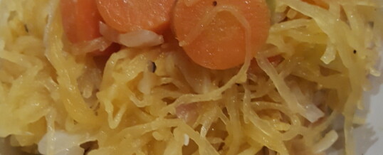 Spaghetti Squash Chow Mein